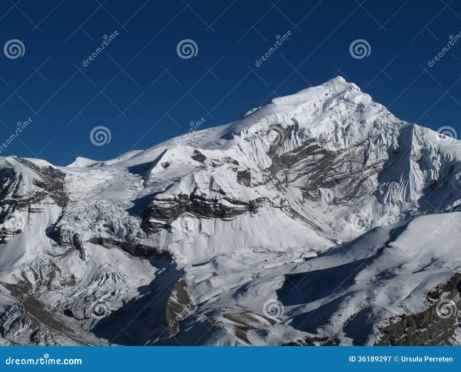Chulu West Peak Climbing landscape view